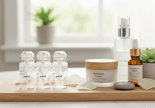 Petal Micro-Infusion System for at-home microneedling