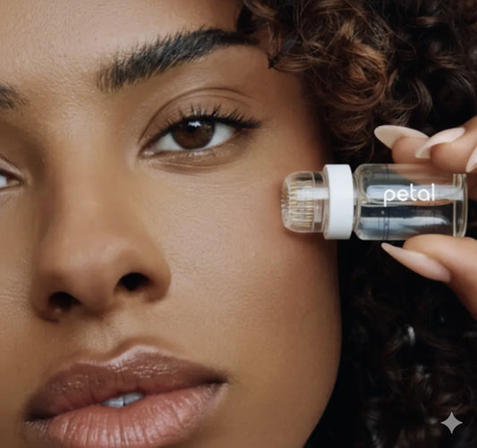 Proper microneedling technique at home Petal device