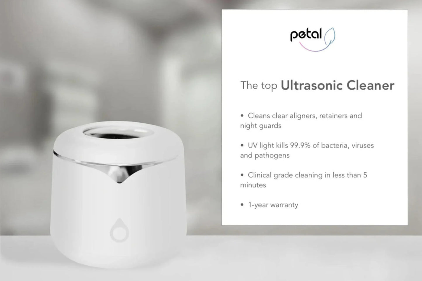 Petal Ultrasonic Cleaner