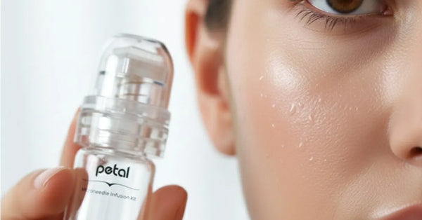 Microneedling for acne scars using Petal Micro-Infusion System to improve skin texture and reduce scars