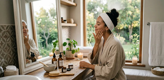 mindful skincare routine with micro-infusion for healthy skin