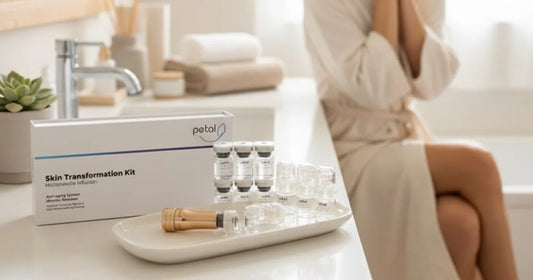 Petal Micro-Infusion System for gentle at-home facial microneedling