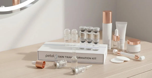Petal Micro-Infusion System and serums for controlled skin texture improvement