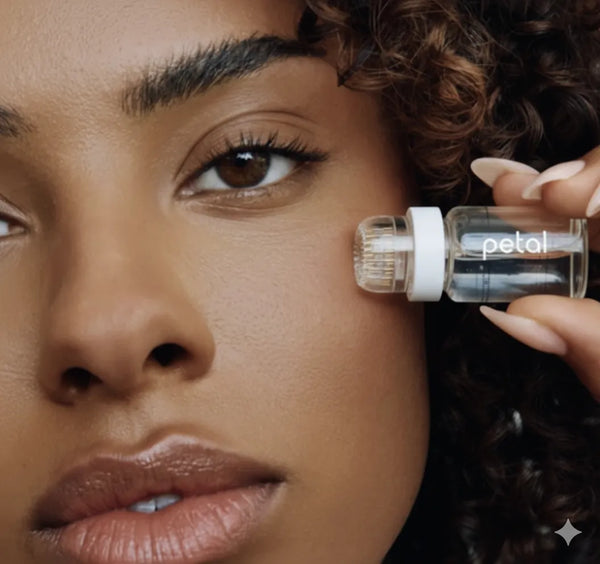 Proper microneedling technique at home Petal device