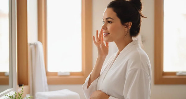 Pregnancy-safe skincare routine focused on hydration and barrier care