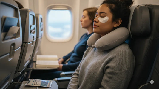 Refreshing under-eye patches for tired eyes while traveling