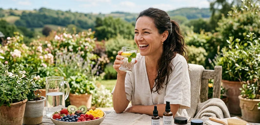 Supports educational tips for reducing stress- and sugar-related wrinkles.