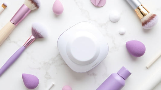Cleaning beauty tools — ultrasonic cleaner and cleaning pods for hygienic at-home skincare devices