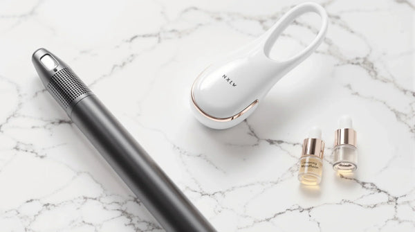 Dr Pen A6 motorized microneedling pen vs Petal at-home micro-infusion system — side by side comparison 2026