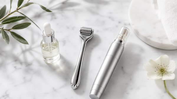 OX Dermaroller vs Petal Micro-Infusion System - at-home skin treatment comparison 2026